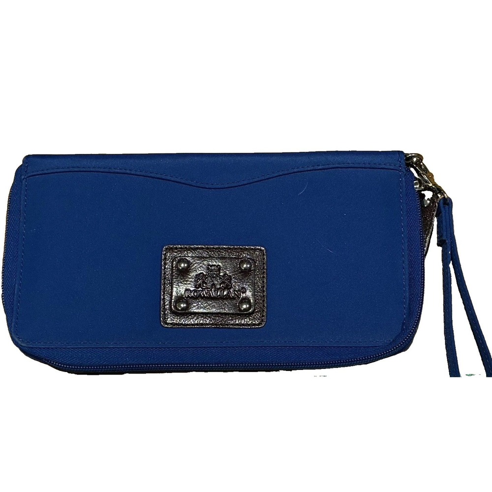 Rowallan Scotland Blue Travel Wallet Wristlet Organizer Coastal Preppy Y2K